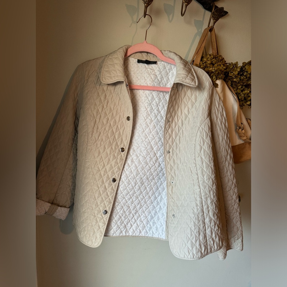 Women’s Briggs New York Quilted Tan Jacket